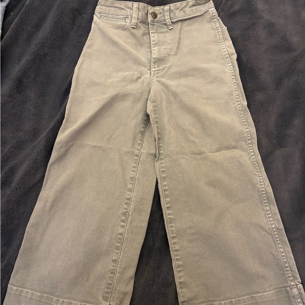 Madewell cropped wide leg pants